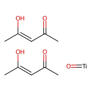 4-Oxopent-2-en-2-olate;oxotitanium(2+) structure