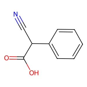 α-氰基苯乙酸 structure