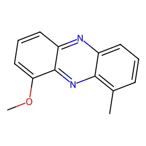 1-Methoxy-9-methylphenazine structure