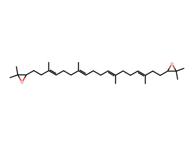 Squalene 2,3:22,23-Dioxide structure