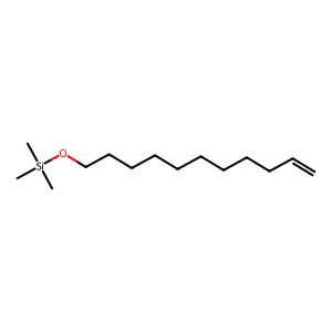 Trimethyl(undec-10-enoxy)silane structure