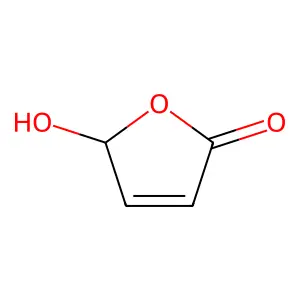 5-Hydroxy-2,5-dihydrofuran-2-one structure