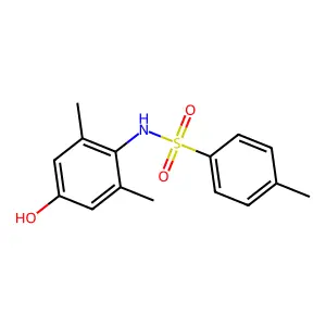 N-(4-hydroxy-2,6-dimethylphenyl)-4-methylbenzenesulfonamide structure