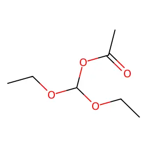 Methanol, 1,1-diethoxy-, 1-acetate structure