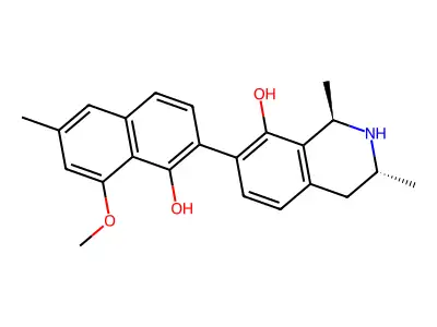 Dioncophylline B structure
