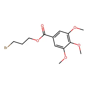 3-Bromopropyl 3,4,5-trimethoxybenzoate structure