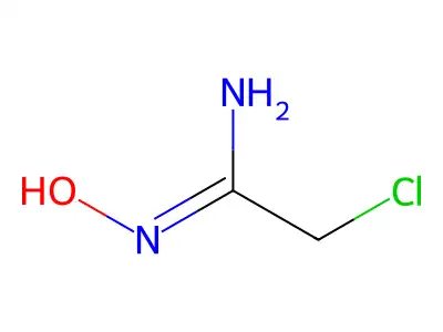 2-chloro-N'-hydroxyethanimidamide structure