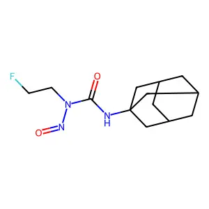 Urea, 1-(1-adamantyl)-3-(2-fluoroethyl)-1-nitroso- structure