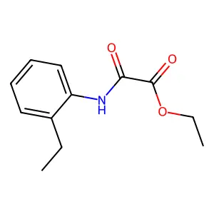 Ethyl (2-ethylanilino)(oxo)acetate structure