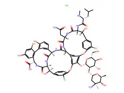 盐酸万古霉素(分子生物学级) structure
