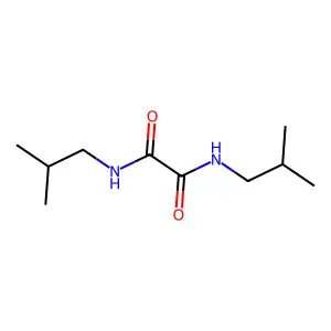N,N'-bis(2-methylpropyl)oxamide structure