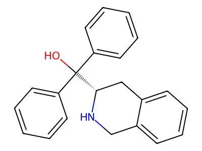 (S)-(-)-1,2,3,4-Tetrahydro-a,a-diphenyl-3-isoquinolinemethanol structure
