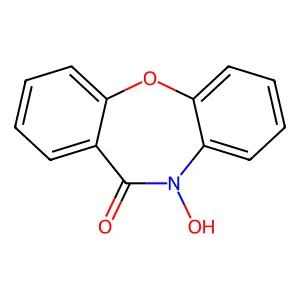 10-Hydroxy-dibenz(b,f)(1,4)oxazepin-11-(10H)-one structure