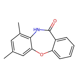 7,9-Dimethyl-dibenz(b,f)(1,4)oxazepin-11-(10H)-one structure