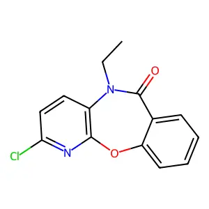 2-Chloro-5-ethyl-pyrido(2,3-b)(1,4)benzoxazepin-6(5H)-one structure