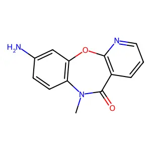 9-Amino-6-methyl-pyrido(2,3-b)(1,5)benzoxazepin-5(6H)-one structure