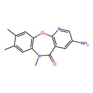 3-Amino-6,8,9-trimethyl-pyrido(2,3-b)(1,5)benzoxazepin-5(6H)-one structure