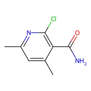 2-氯-4,6-二甲基烟酰胺 structure