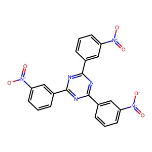 2,4,6-Tris(3-nitrophenyl)-1,3,5-triazine structure