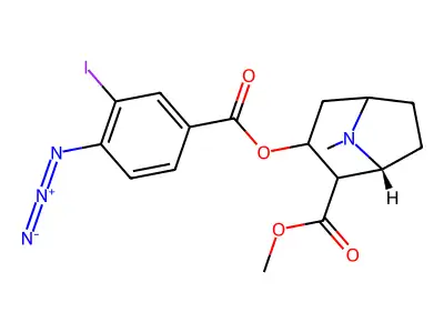 3-Iodo-4-azidococaine structure