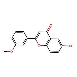6-Hydroxy-3'-methoxyflavone structure