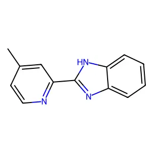 1H-benzimidazole, 2-(4-methyl-2-pyridinyl)- structure