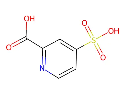 4-sulfopyridine-2-carboxylic Acid structure