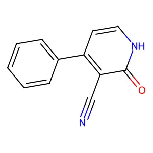 2-Hydroxy-4-phenyl-nicotinonitrile structure