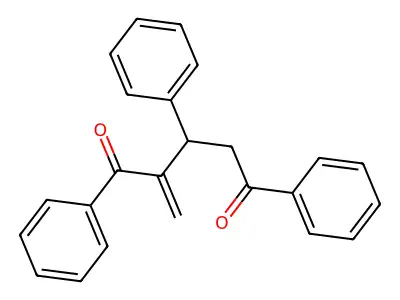 2-Methylidene-1,3,5-triphenylpentane-1,5-dione structure