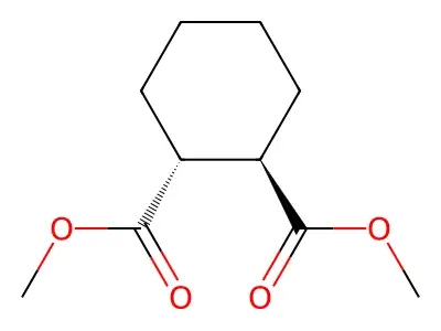 rel-1,2-Dimethyl (1S,2R)-1,2-cyclohexanedicarboxylate structure