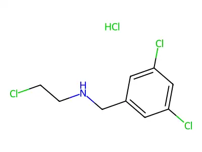 2-氯-N-[(3,5-二氯苯基)甲基]乙胺 structure