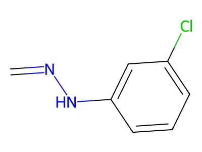 Carbonyl 3-chlorophenylhydrazone structure