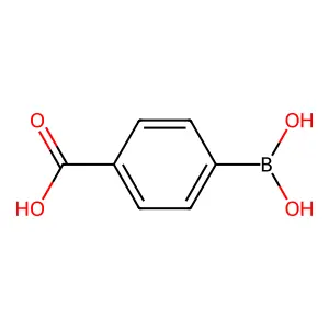 4-羧基苯硼酸 structure