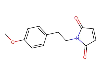 1-(2-(4-methoxyphenyl)ethyl)-2,5-dihydro-1H-pyrrole-2,5-dione structure