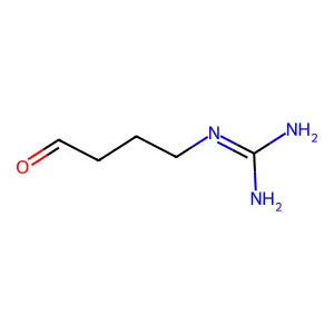 4-胍基丁醛 structure
