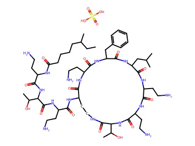 多粘菌素B structure
