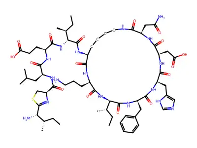 杆菌肽 structure