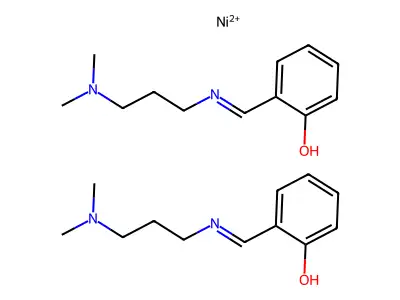 Bis(2-[3-(dimethylamino)propyliminomethyl]phenol);nickel(2+) structure