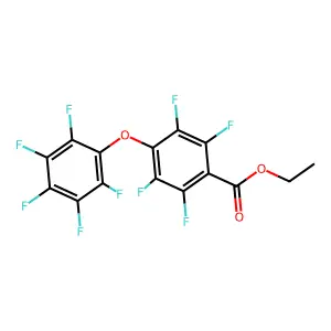 Ethyl 2,3,5,6-tetrafluoro-4-(2,3,4,5,6-pentafluorophenoxy)benzoate structure