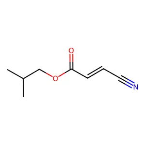 Isobutyl 3-cyanoacrylate structure