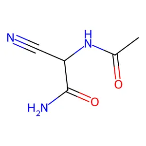 2-乙酰氨基-2-氰基乙酰胺 structure