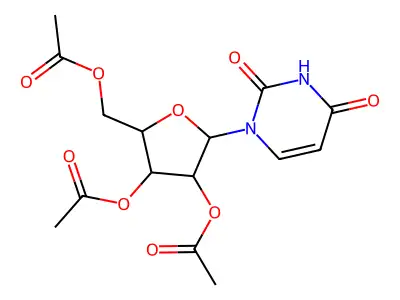 1-(2,3,5-Tri-O-acetylpentofuranosyl)pyrimidine-2,4(1H,3H)-dione structure