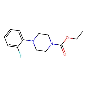Ethyl 4-(2-fluorophenyl)piperazine-1-carboxylate structure