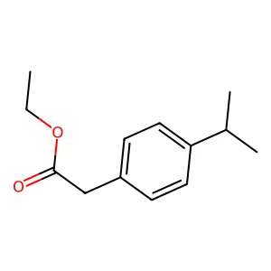 Ethyl 4-isopropylphenylacetate structure