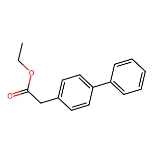 4-联苯乙酸乙酯 structure