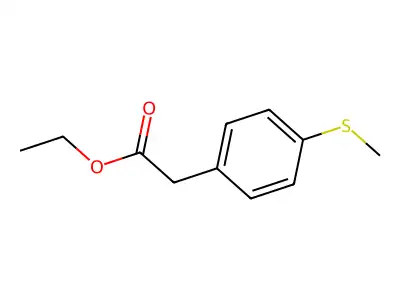 (4-Methylsulfanylphenyl) acetate structure