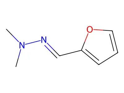 N-(furan-2-ylmethylideneamino)-N-methylmethanamine structure