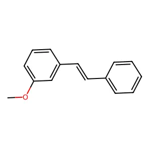 Benzene, 1-methoxy-3-[(1E)-2-phenylethenyl]- structure