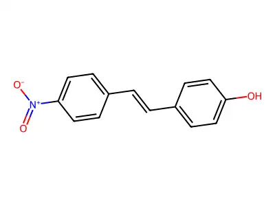 Phenol, 4-[2-(4-nitrophenyl)ethenyl]- structure