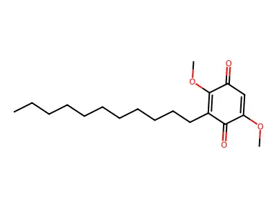 2,5-Dimethoxy-3-undecyl-[1,4]benzoquinone structure